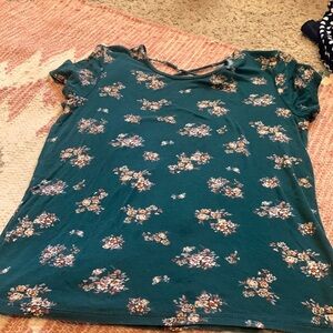Girls floral top. Cottage-core, dainty floral, ballet-core, soft-girl vibes
